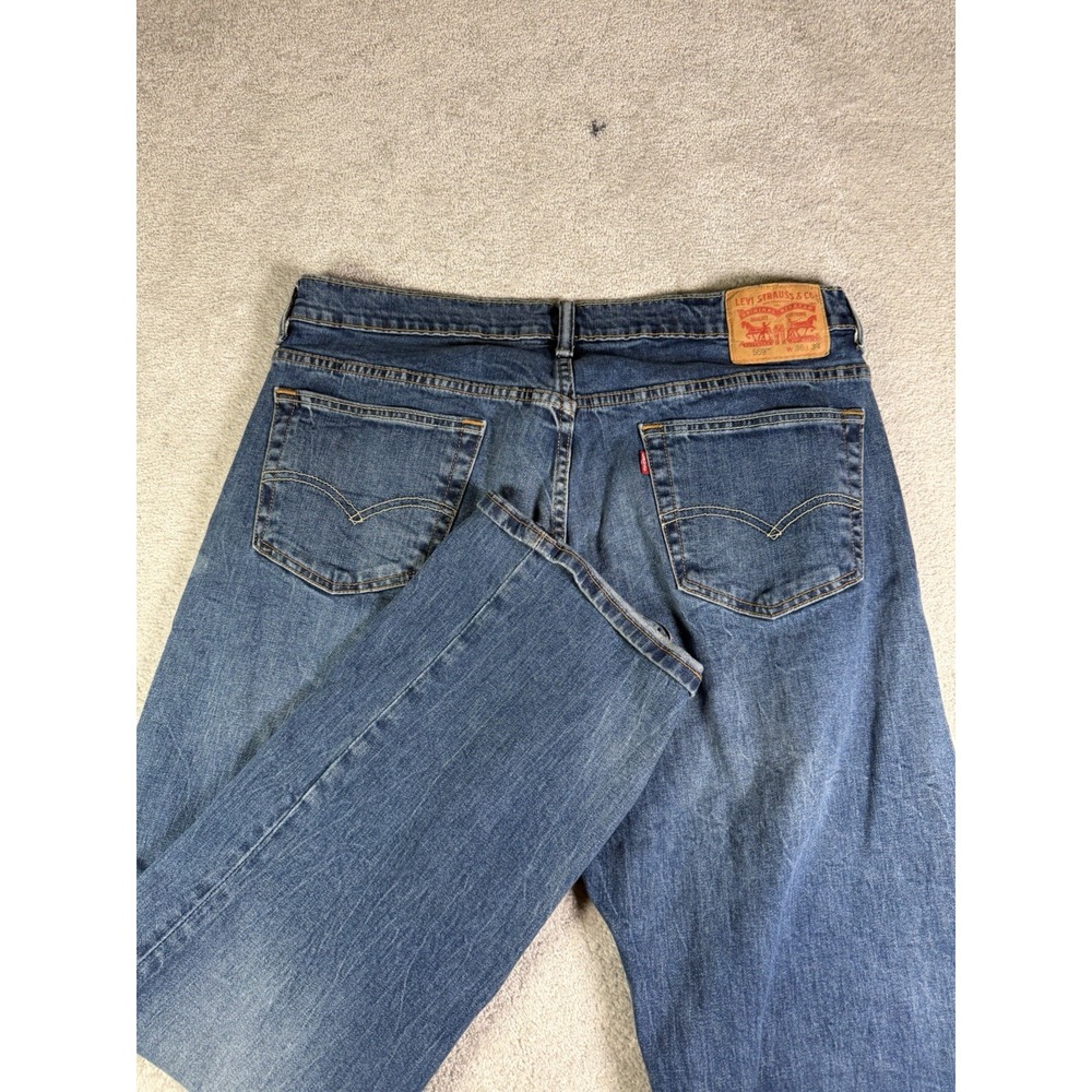 Levis 569 Loose Straight Jeans Men 36x34 Blue Faded Skater Baggy Relaxed Y2K